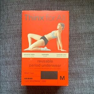 Black Reusable Period Underwear